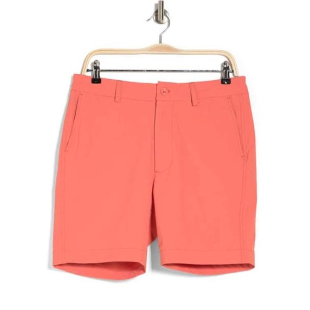 Unison Everyday Tech Chino Shorts In Burnt Sienna NWT Size Large